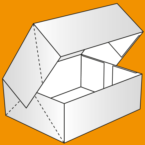 6 Corner Hight Pastry Box